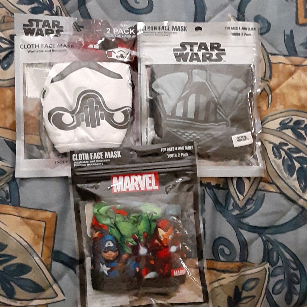 Boys face mask bundle without the sanitizer